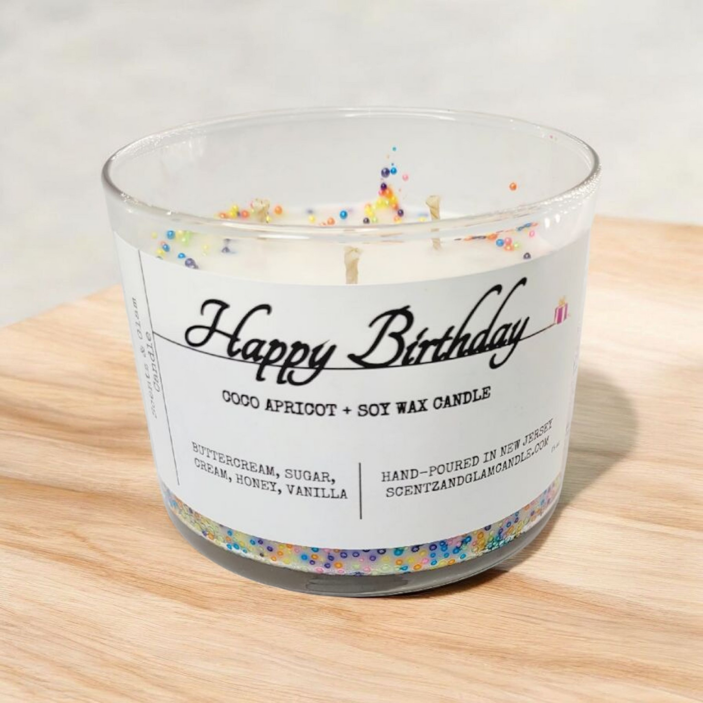 Happy birthday candle (15 oz)