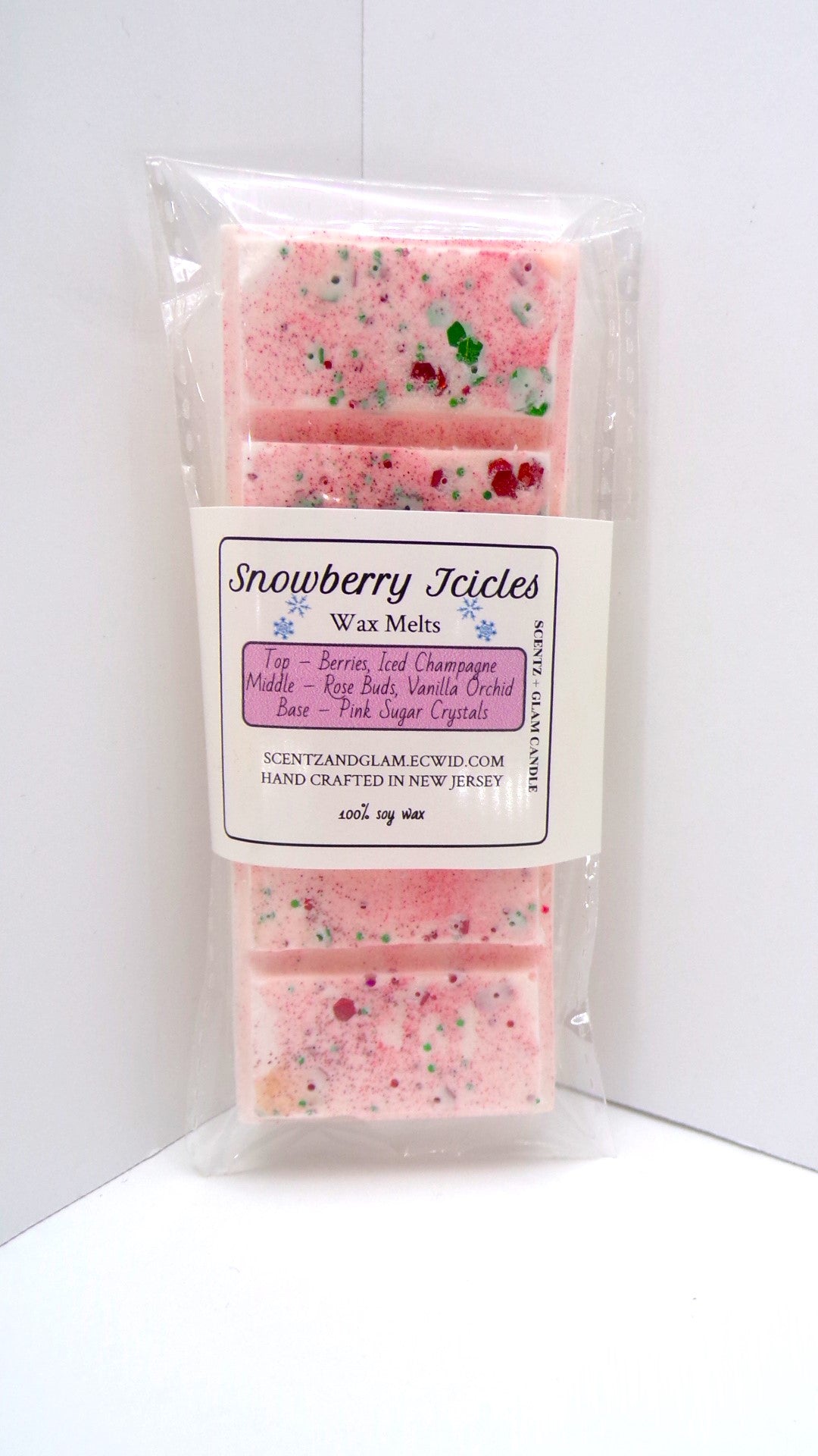 Snowberry icicles (waxmelts)