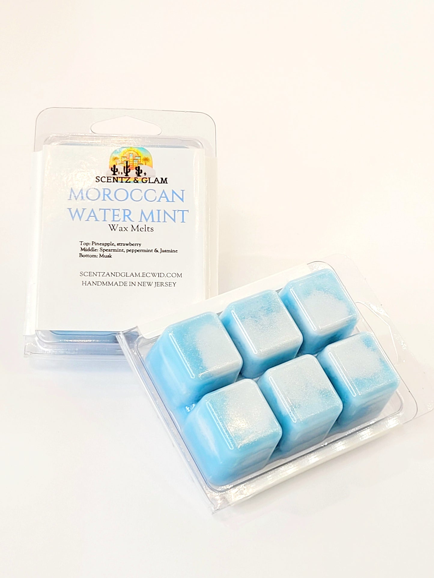 Moroccan water mint (6 cavity waxmelts)