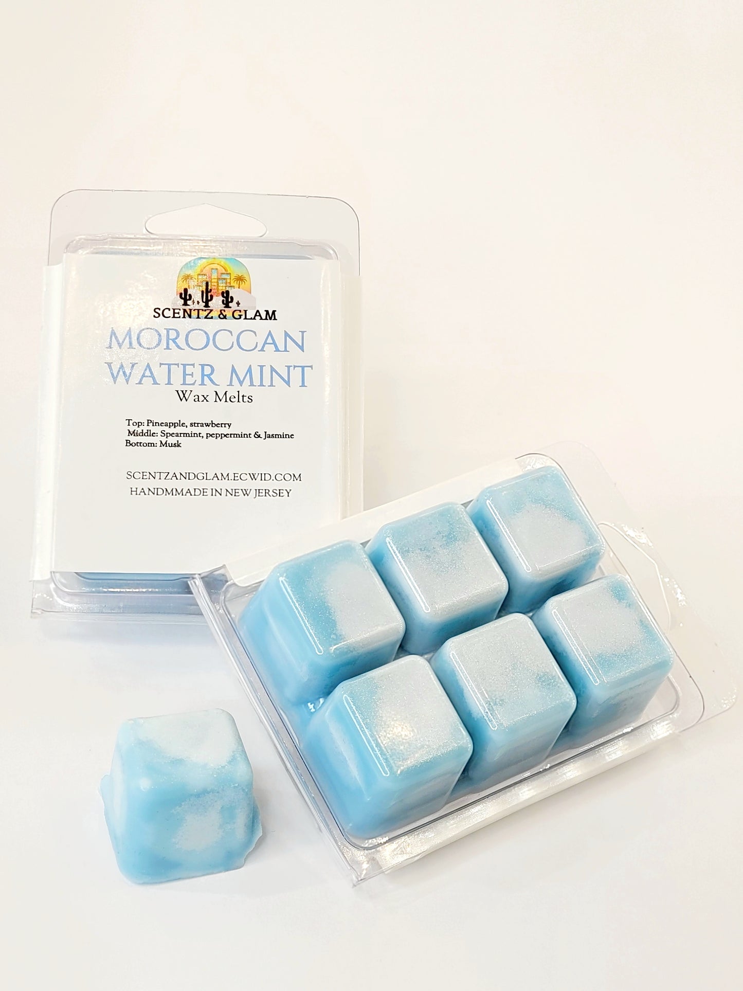 Moroccan water mint (6 cavity waxmelts)