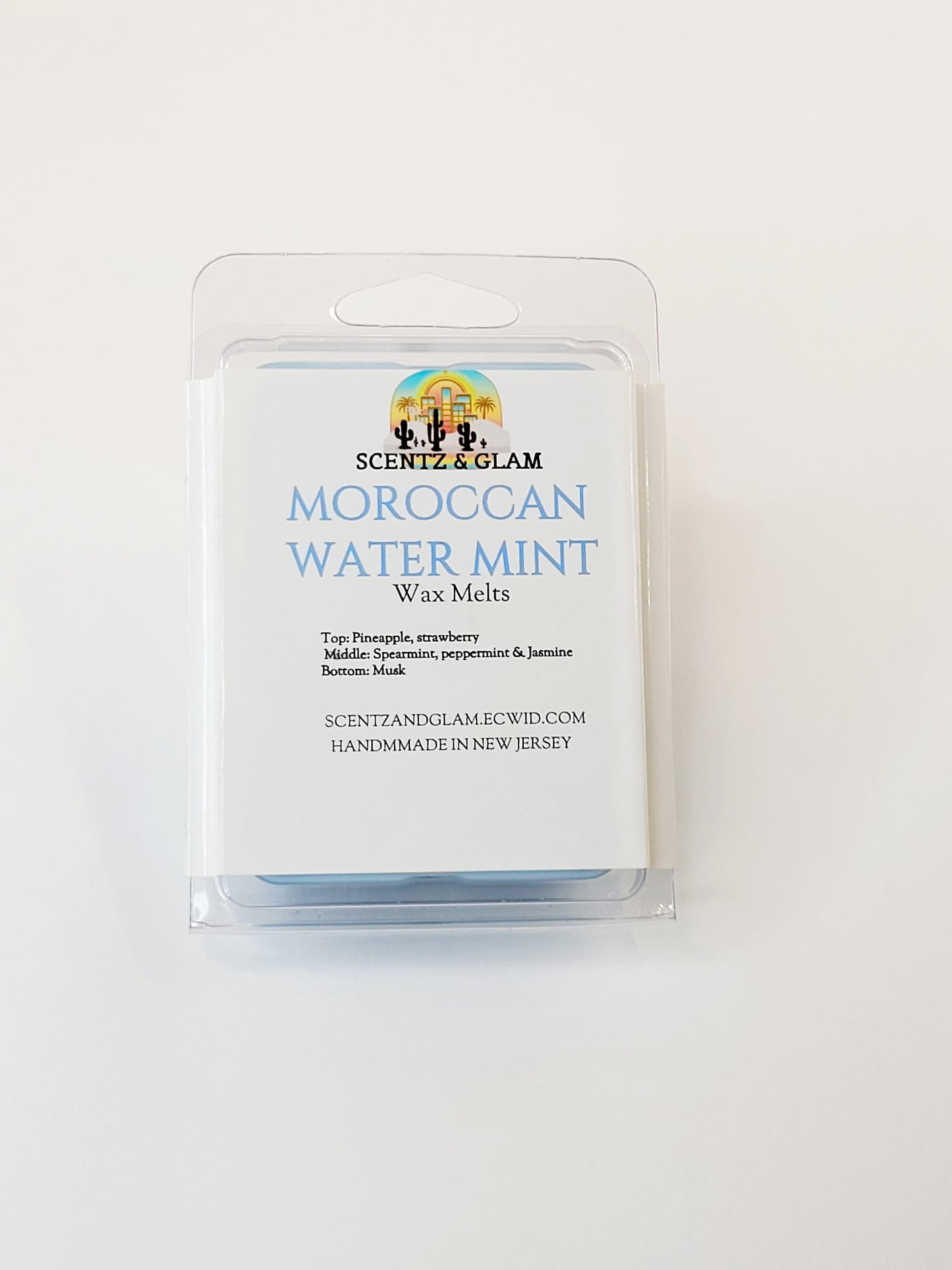 Moroccan water mint (6 cavity waxmelts)