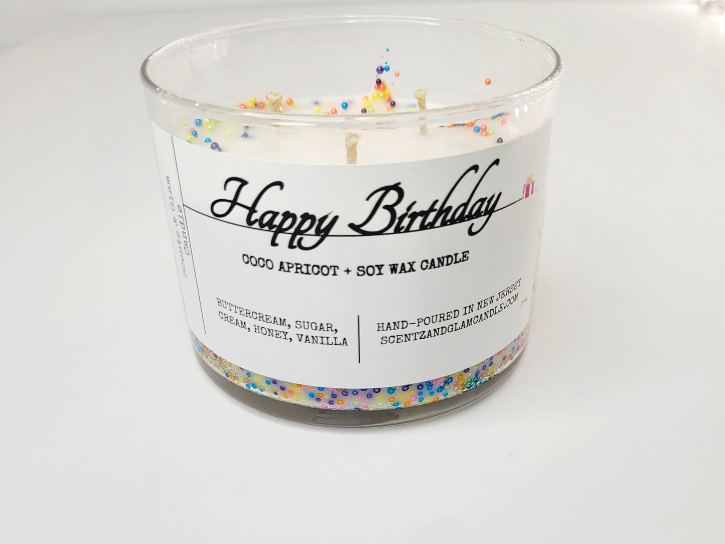 Happy birthday candle (15 oz)