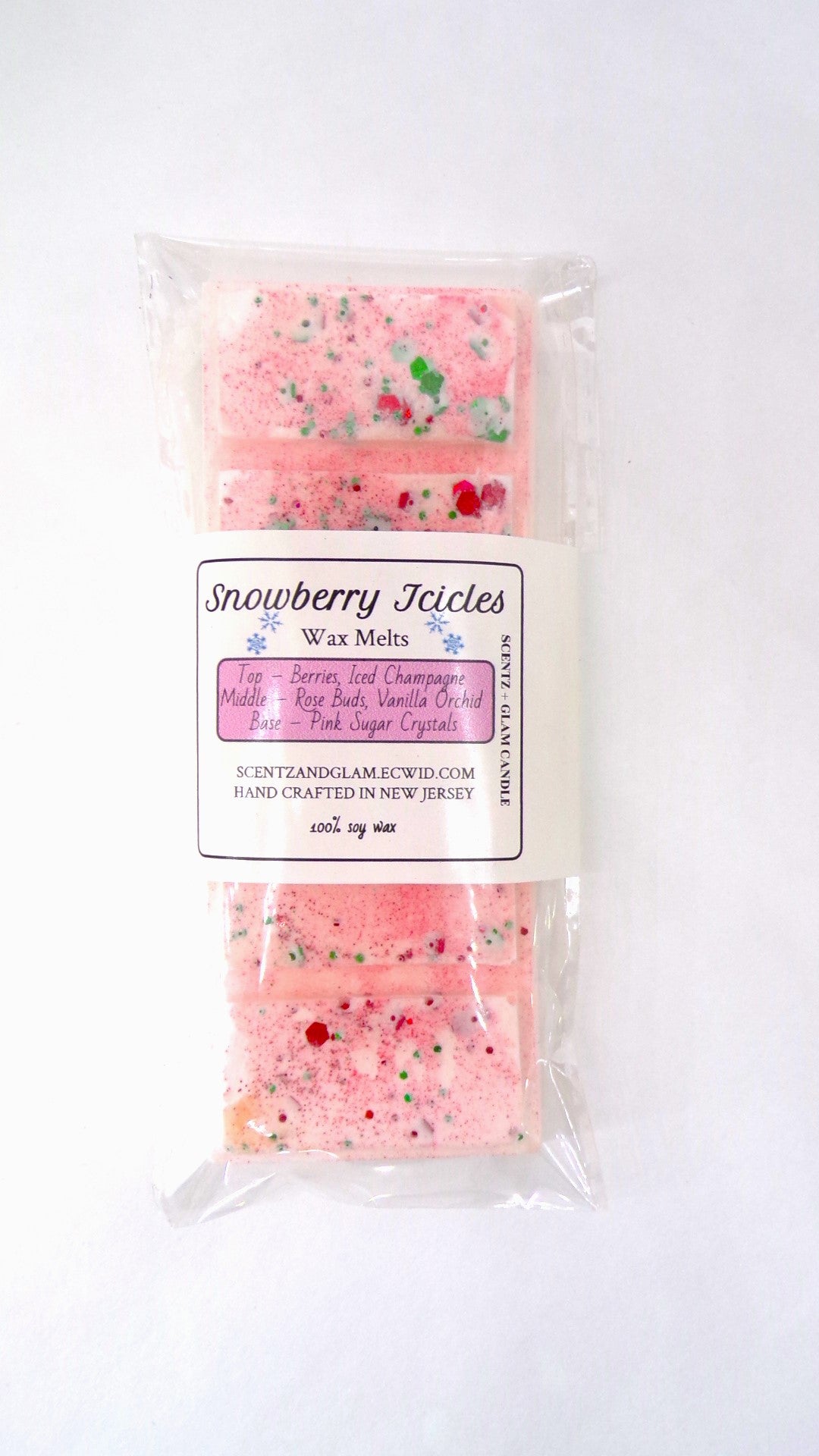 Snowberry icicles (waxmelts)