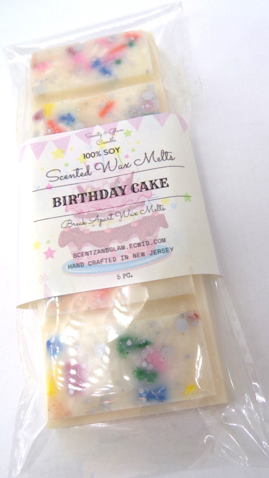 Birthday cake (waxmelts)