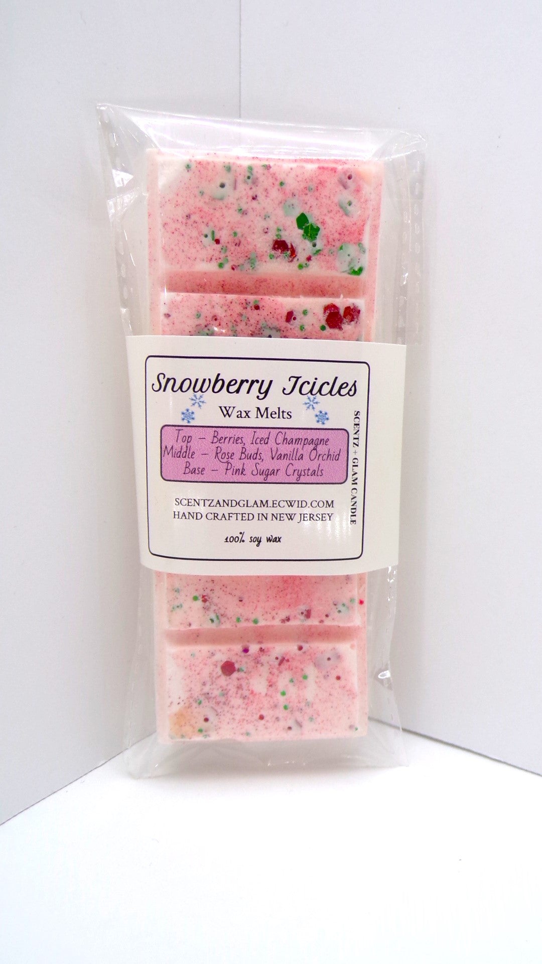 Snowberry icicles (waxmelts)